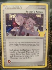HOLO Rocket's Admin 86/109 NM / M Pokemon Celebrations Secret Rare Classic Card