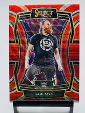 2024 WWE Panini Select SAMI ZAYN Phenomenon RED Exclusive International 002/149