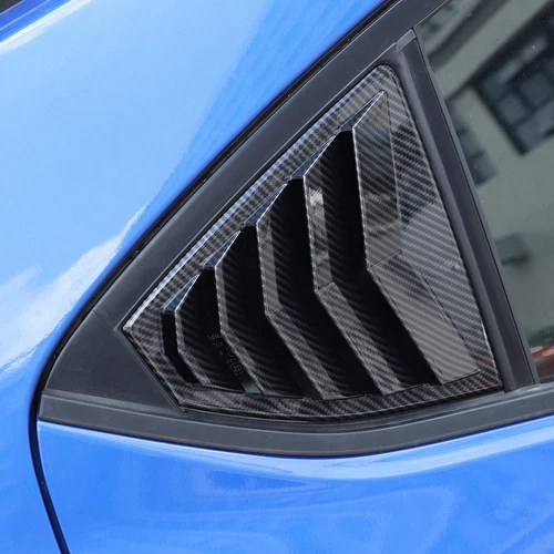 ABS Carbon Fiber Rear Window Vent Louver Covers For 2022-2025 Subaru WRX STI VB - Bild 6 von 13