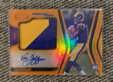 2020 Panini Certified VAN JEFFERSON Orange RPA Autograph AUTO Patch RC /349 RAMS