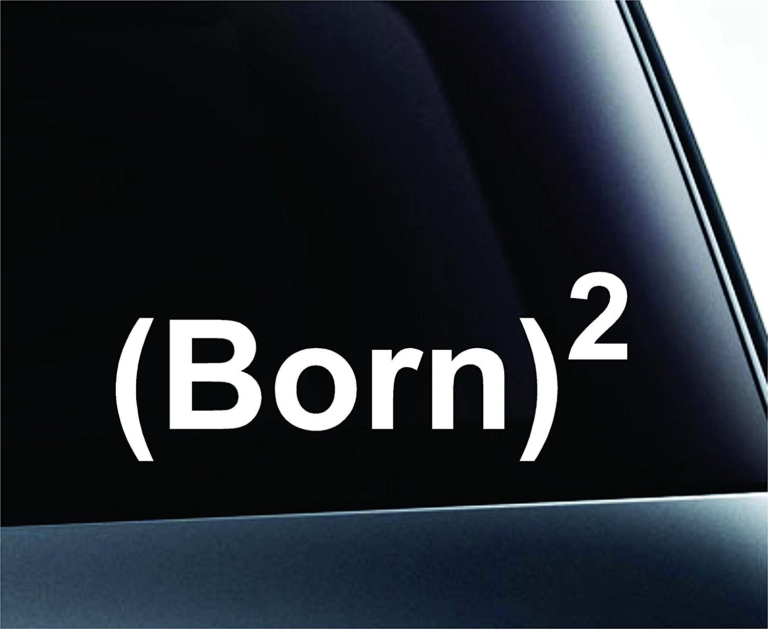 BORN AGAIN CHRISTIAN BUMPER STICKER VINYL DECAL CDD-50016 | eBay