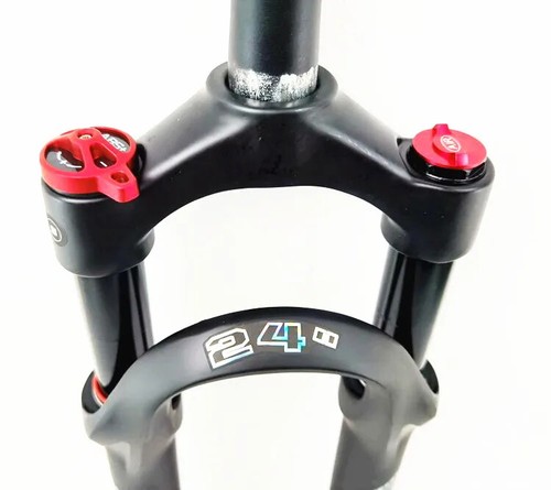20 24 Inch Mountain Bicycle Disc Brake Wire Lock Shock Absorber Air Front Fork - Picture 22 of 28