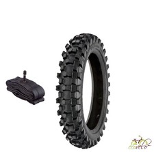 COPERTONE + CAMERA MOTO MINI CROSS 3.00 - 10 4pr TASSELLATO MINIMOTO MINICROSS 