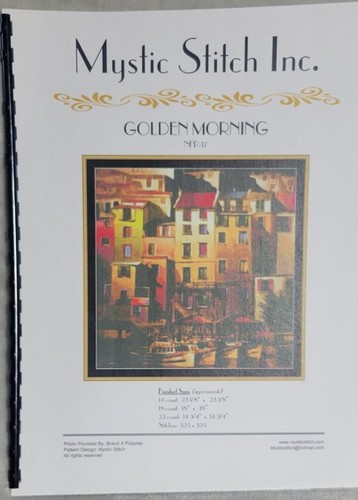 Golden Morning MYSTIC STITCH CROSS STITCH PATTERN - NEW NFP-17 - Picture 1 of 3