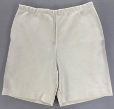Vintage 60s 70s Catalina Sportswear White Shorts California Trunks High Waisted