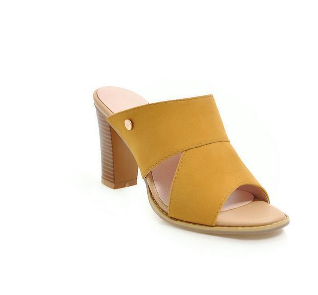 PANTOFOLA D’ORO Sandalo donna estate punta aperta tacco grosso tacco alto pantofola scarpe da ginnastica giornaliere