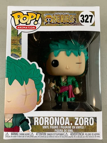 Funko Pop! Animation #327 Roronoa. Zoro One Piece Shonen Jump Anime Vinyl Figure