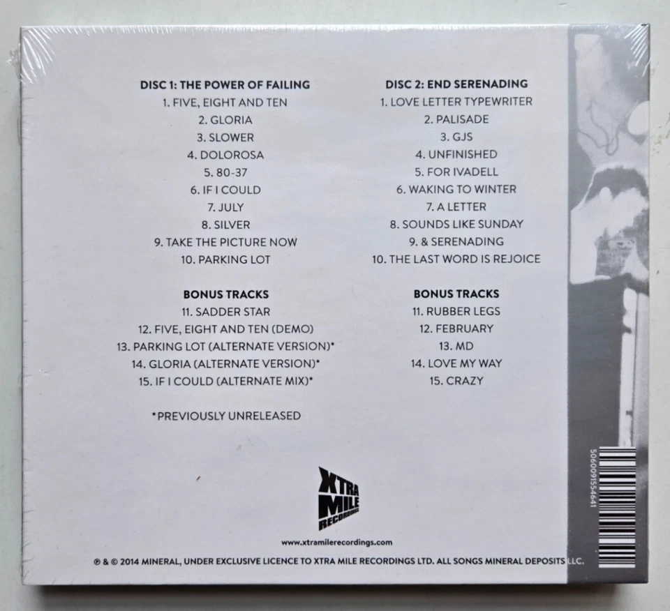 Mineral - 1994-1998 The Complete Collection - 2 x CD NEW & SEALED — 第 2/4 张图片