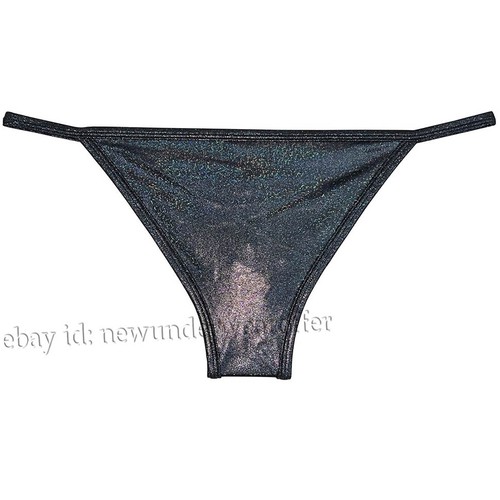 Calzoncillos de bikini metálicos brillantes para hombre ropa interior suaves y elásticos con cuerda descarada - Imagen 13 de 13