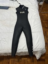 TYR Hurricane Category Cat 1 Wetsuit Sleeveless Black Womens Small