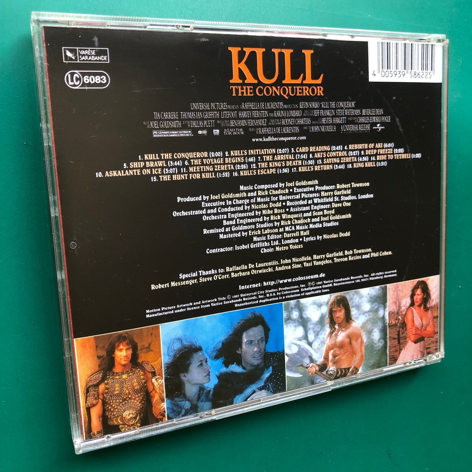 Joel Goldsmith KULL THE CONQUEROR Film Soundtrack OST CD