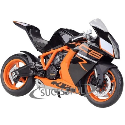 1pc WELLY 1:10 KTM 1190 RC8 R Sport Racing Motorcycle, Metal Diecast Model