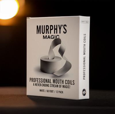Professionelle Mundspulen 60 Fuß weiß (12 Stück) von Murphy's Magic