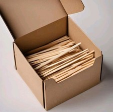 1000 Natural Wood Coffee Stirrers 7" | Eco Friendly