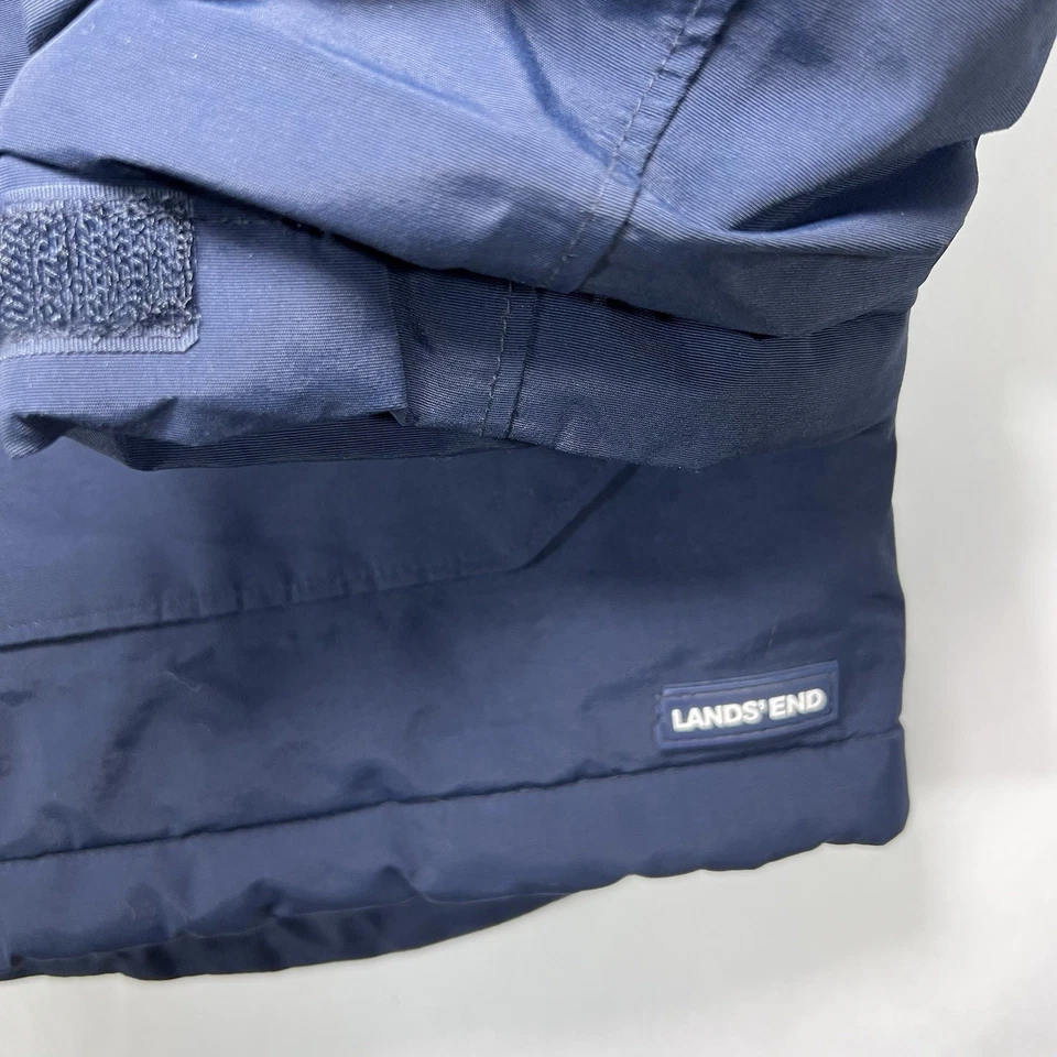 Lands End Insulated Winter Coat Jacket Youth Boys Large 14H-16H Navy Hooded - Image 4 of 4