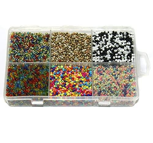 Mixcolor Glass Seed Beads DIY Kit for Jewellery Making, Beading, Embroidery and - Picture 4 of 8