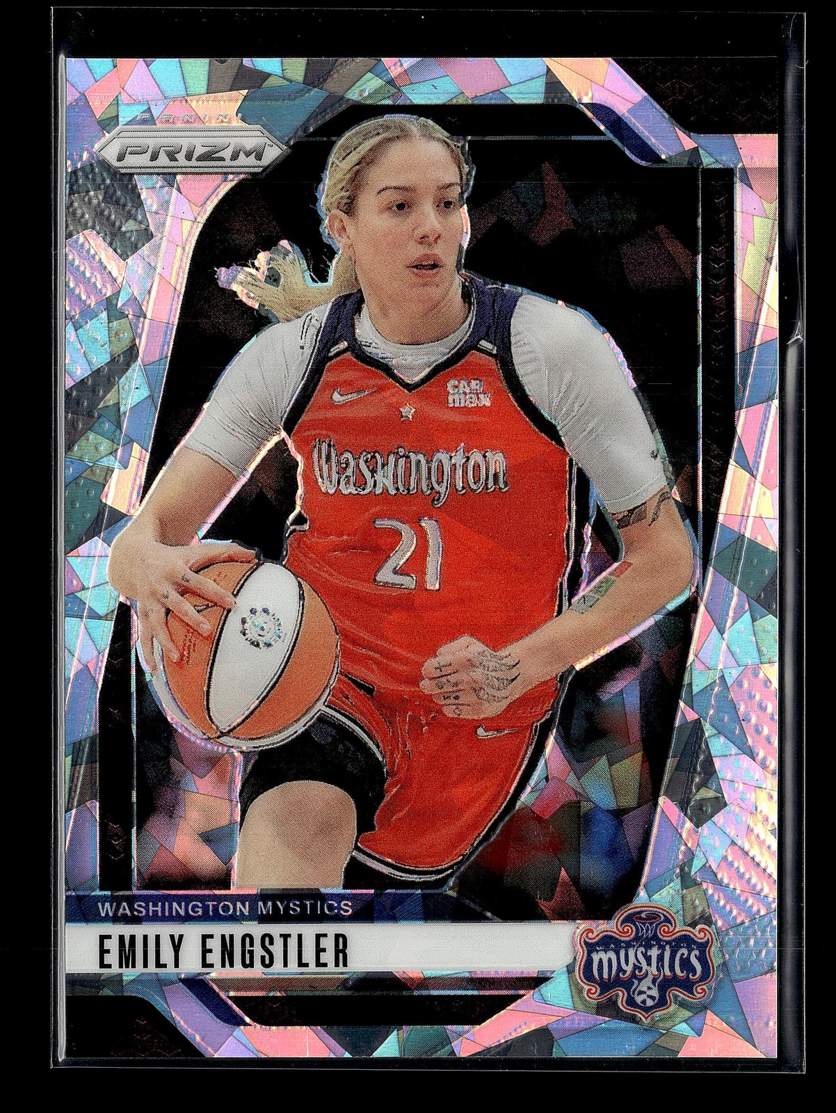 2024 Panini Prizm WNBA Emily Engstler Ice Prizms #67