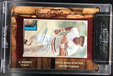 AL BUMBRY 2012 Tristar SignaCuts 1984 Topps #319 CUT AUTO Red 5/5 Orioles Padres