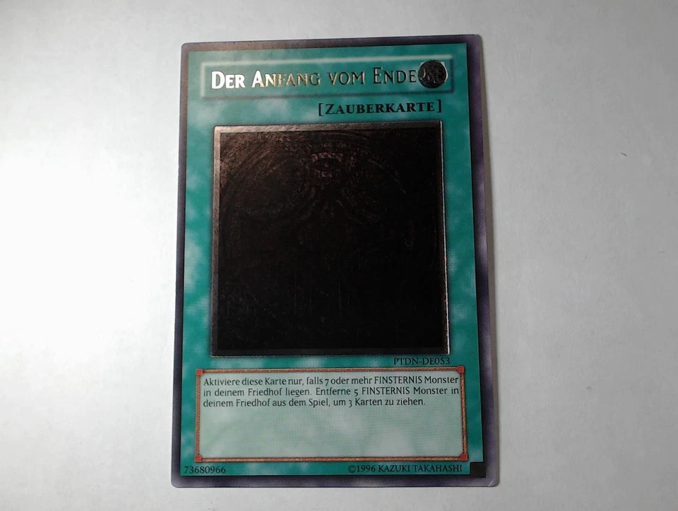 Yugioh DER ANFANG VOM ENDE , ptdn-de053 Ultimate Rare deutsch Near Mint - Bild 2 von 4