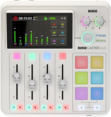 Rode RODECaster Duo Streaming Mixer - White