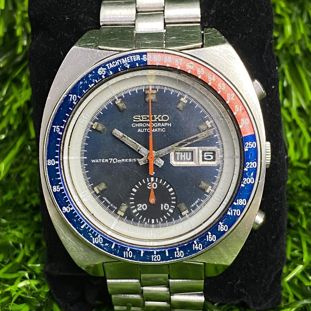 Dial Rare Seiko Pogue Aussie -Seiko Black 6138-8002 Automatic SNZH57 Chronograph - VintageWatches.PK Dial Rare Seiko Pogue Aussie -Seiko Black 6138-8002 Automatic SNZH57 Chronograph - vintagewatches.pk