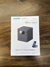 Anker 3-In-1 Cube MagSafe Wireless Charger - iPhone/AirPods/Apple Watch - NEW