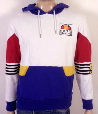 EUC Ellesse Loud Vibrant Colorblock Hoodie Sweatshirt Gioventu Sportiva SZ M