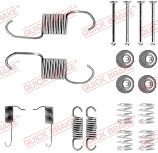 ZubehöRsatz Bremsbacken Quick Brake 105-0696 FüR 300 Pajero Mitsubishi 2 3 Bus 1-image