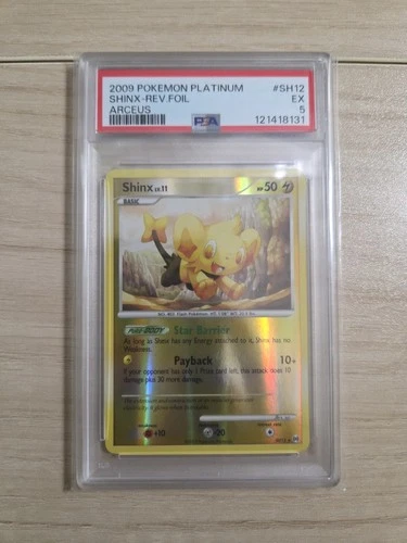 2009 POKEMON PLATINUM ARCEUS #SH12 SHINX-REVERSE FOIL PSA 5