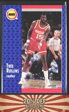 1991-92 Fleer #291 Tree Rollins Houston Rockets