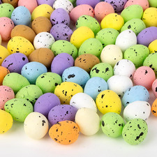 Multicolor Mini Foam Easter Eggs - 200 Pack for Crafts and Decor