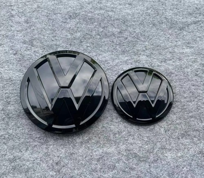 #ad New Glossy Black Front and Rear Badge Emblem 2016 2017 VW Passat 2015 2016 Jetta $40.00