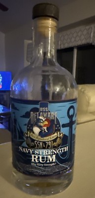 USS DELAWARE SSN 791 Submarine 1 Of 110 Bottles Navy Strength Rum Special Ed