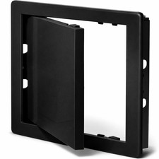 AirTech-UK Black ABS Access Panel Inspection Hatch Wall Ceiling Multiple Sizes