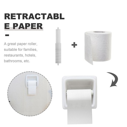 Rollkartonhalter Papier WC Ersatzstange Tissue für Badezimmer - Bild 6 von 12