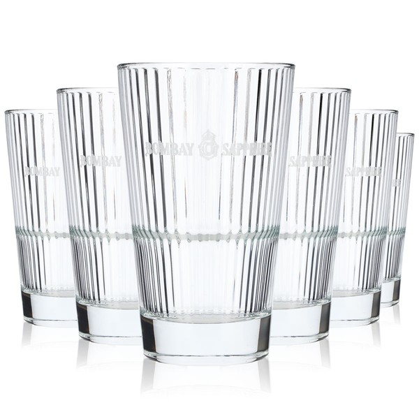 Bombay Gin Glas 0,4 Timeless Relief Longdrink Cocktail Tonic Becher GläSer Bar-image