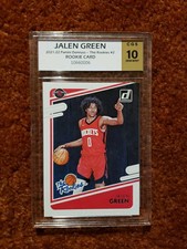 *JALEN GREEN* 2021-2022 Panini Donruss THE ROOKIES #2 *CGS 10* RC Rookie Card