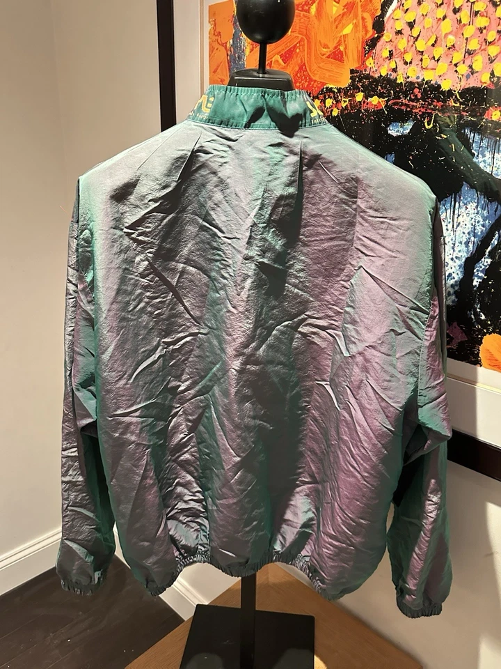 Surf Style Windbreaker Adult Large Interplanetary Body Gear Iridescent Jacket L - Image 3 of 4