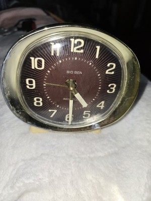 Vintage 1970s Westclox Big Ben Alarm Clock Glows In The Dark 5