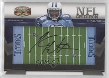 2009 Donruss Gridiron Gear NFL Rookie Signatures 24/45 Kenny Britt #5 Auto 0tw4