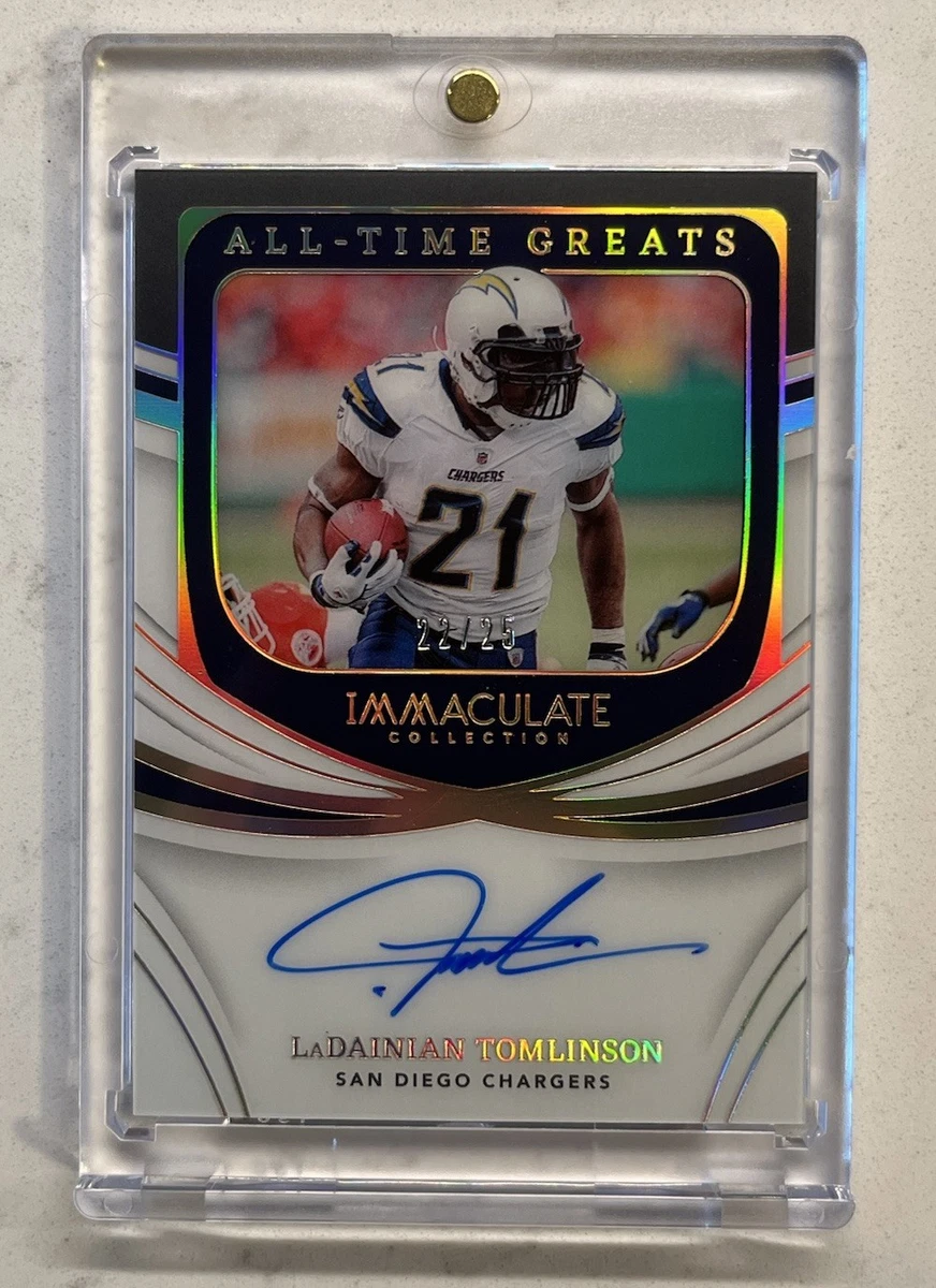 LaDainian Tomlinson Football Autographed Sports Trading Cards for
