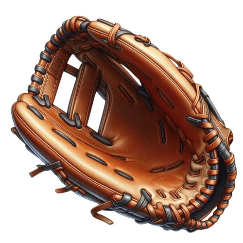 Baseball Glove Self Adhesive Vinyl Sticker