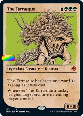 Foil The Tarrasque (Showcase) - 333 - NM - Adventures in the Forgotten Realms