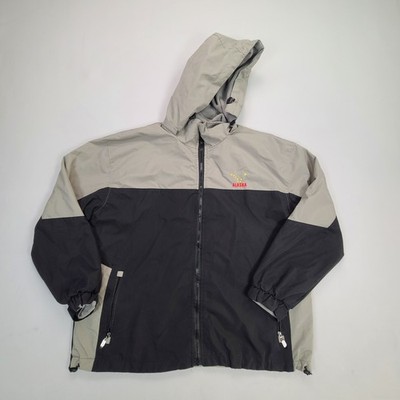 ACE Jacket Mens Medium Black Gray Casual