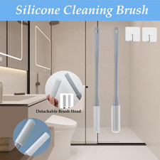 Toe Cleaning Brush, 15.7" Foot Scrubber with Long Handle - Shower Foot Brush ...