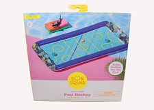 Sun Squad Inflatable Swimming Pool Hockey Table 2 strikers pck new in box