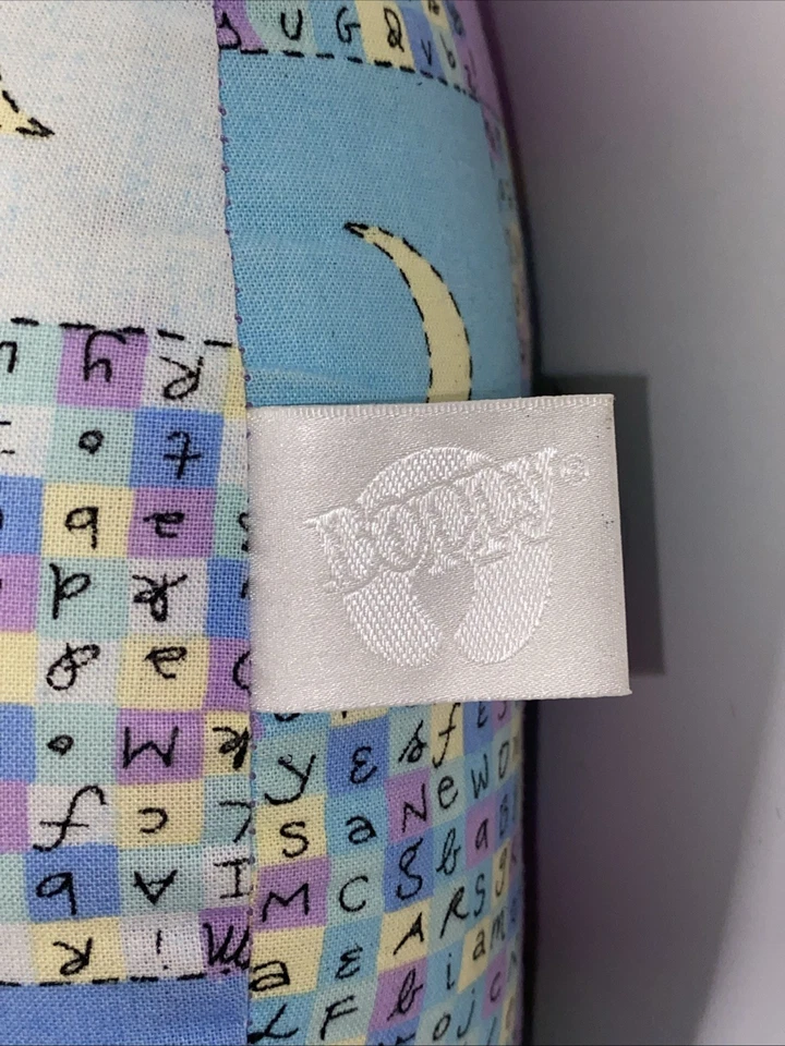 Boppy Nursing Pillow & Removable Purple, Yellow Etc -  Alphabet  & Other symbols - Image 2 of 4
