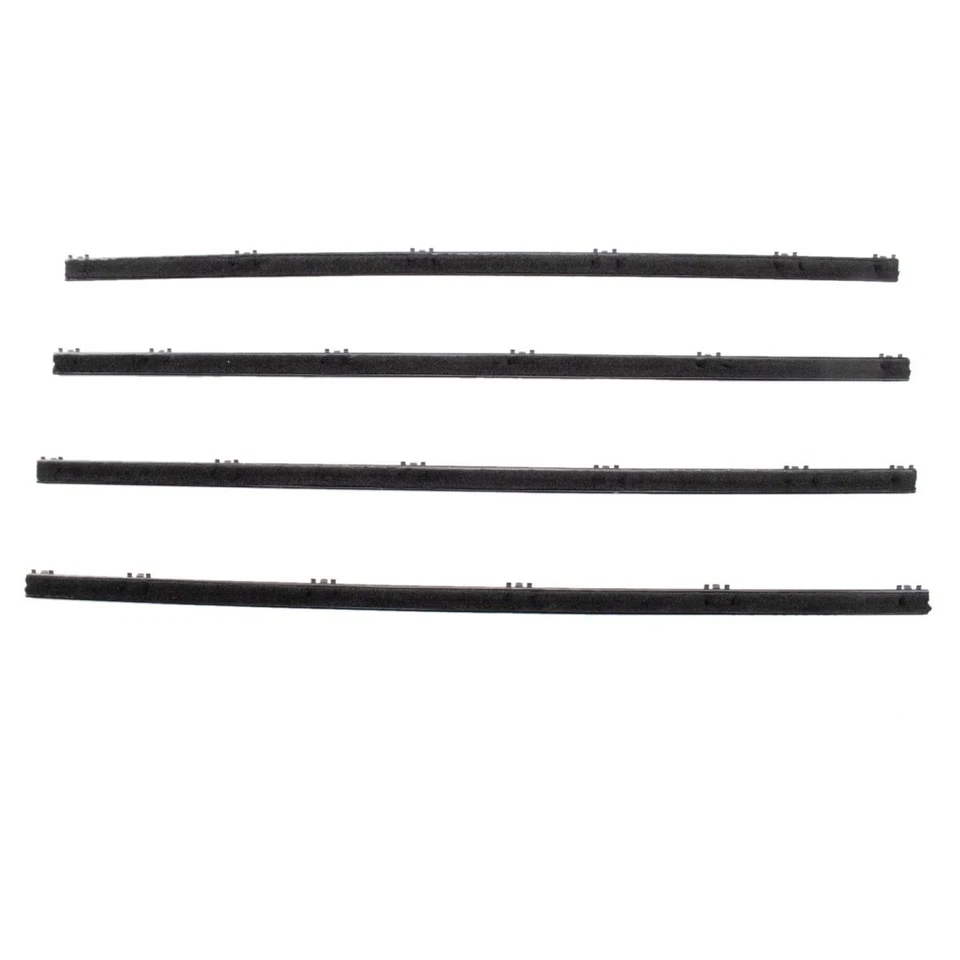 Комплект уплотнительных полосок для дверного оконного ремня подходит для пикапа Dodge 1968-1971 годов выпуска - Изображение 4 из 4