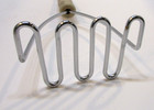 Vintage 1970's Wood Handle Stainless Steel Potato Masher — photo 2