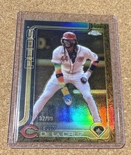 2025 Topps Gilded Baseball ⚾️ Elly De La Cruz #120 Base Gold /99 Reds SP 🔥